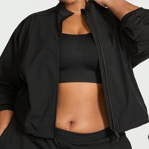 Victoria's Secret VSX Activeflex Full Zip Black Jacket